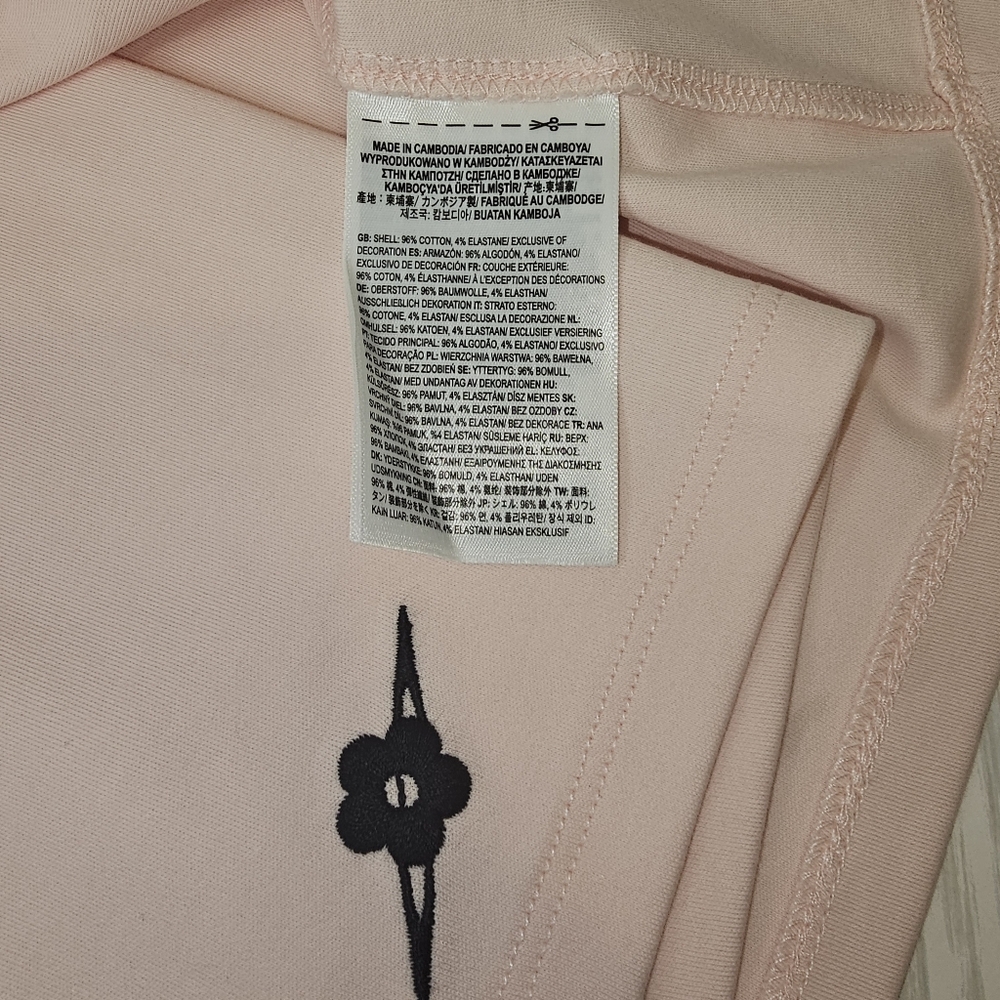 Vans x Sandy Liang NWT Tennis Skort Built in Shorts Stretchy Pink Black Size M - Picture 4 of 7